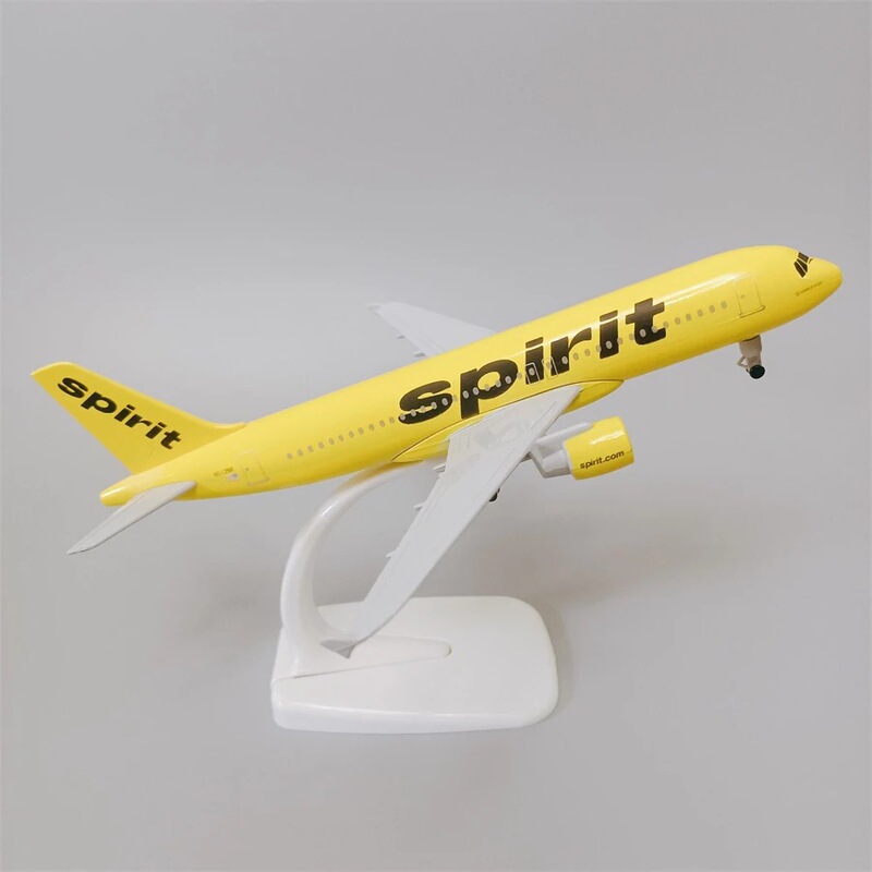 Spirit Airlines A320 Aircraft Model Passenger Plane, Various A320 Aircraft Models with Bases for Domestic and International Use, Direct from the Factory