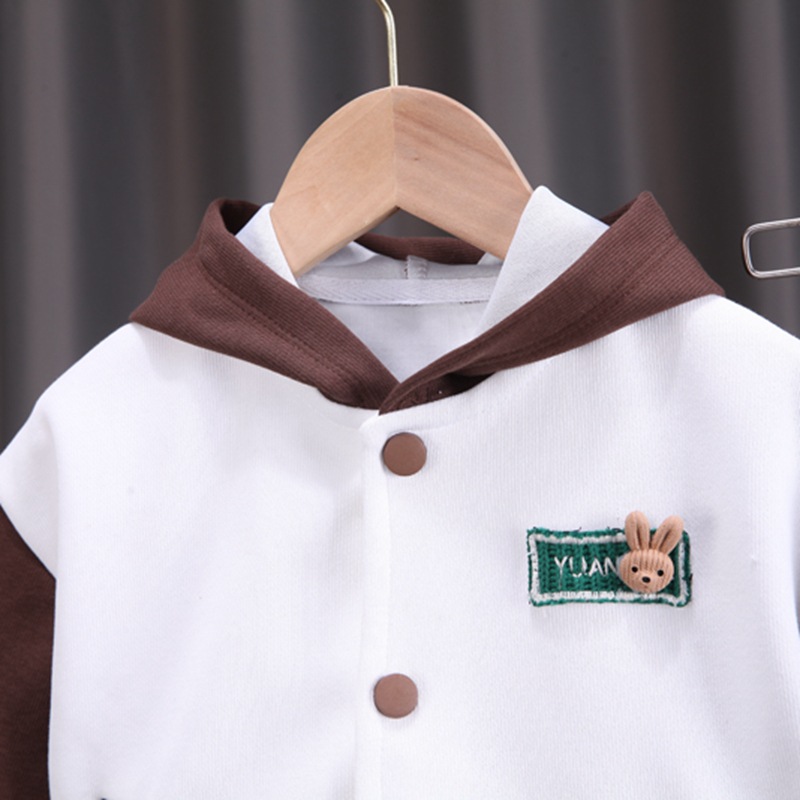 Boys' Baseball Suit Cartoon Casual Fashion Hot Selling 2023 Autumn New Mid size Children's 1-5 Year Old Two Piece Set_voghion.com