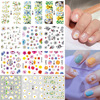 Nail polish for manicure, sticker, fresh watercolour, suitable for import, new collection