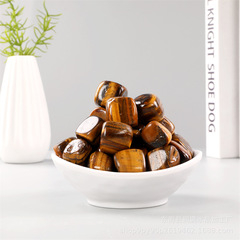 Large-grain tiger's eye, crystal gravel, decorative fish tank pebbles, small stones for flower pot topsoil