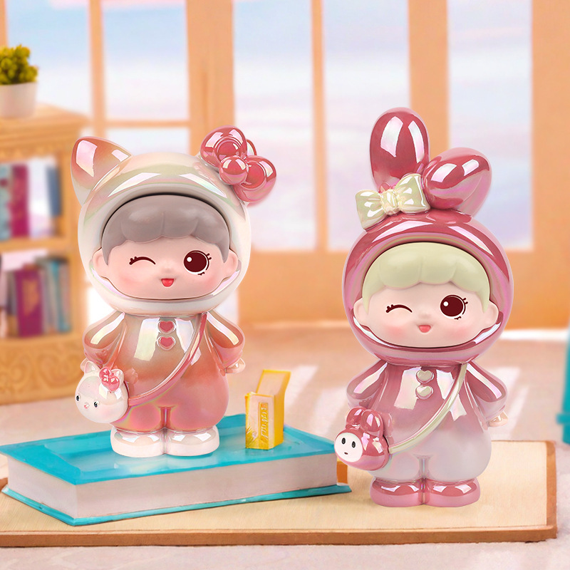 귀여운 창의적 트렌디 귀여운 작은 파티 블라인드 박스 장식품 인터넷 유명인 귀여운 데스크탑 자동차 장식 선물 도매