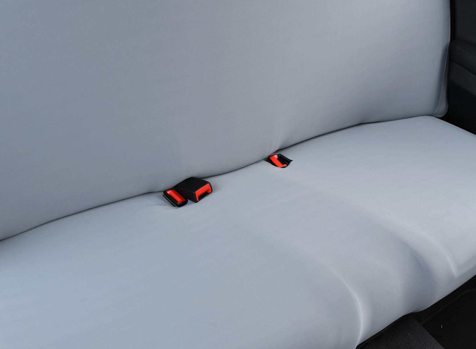 Cooling Ice Silk Universal Elastic Car Rear Three-Seat Seat Cover Fabric Dust-Proof Seat Cushion Cover Backrest and Headrest Integrated