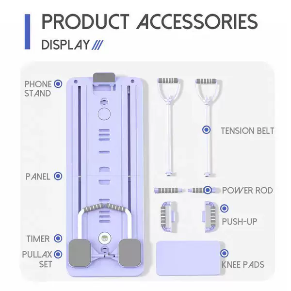 Cross-Border Pilates Board, Foldable Home Exercise Board, Abdominal Muscle and Waistline Strengthening Board, Multi-Functional Push-Up Board, Fitness Board