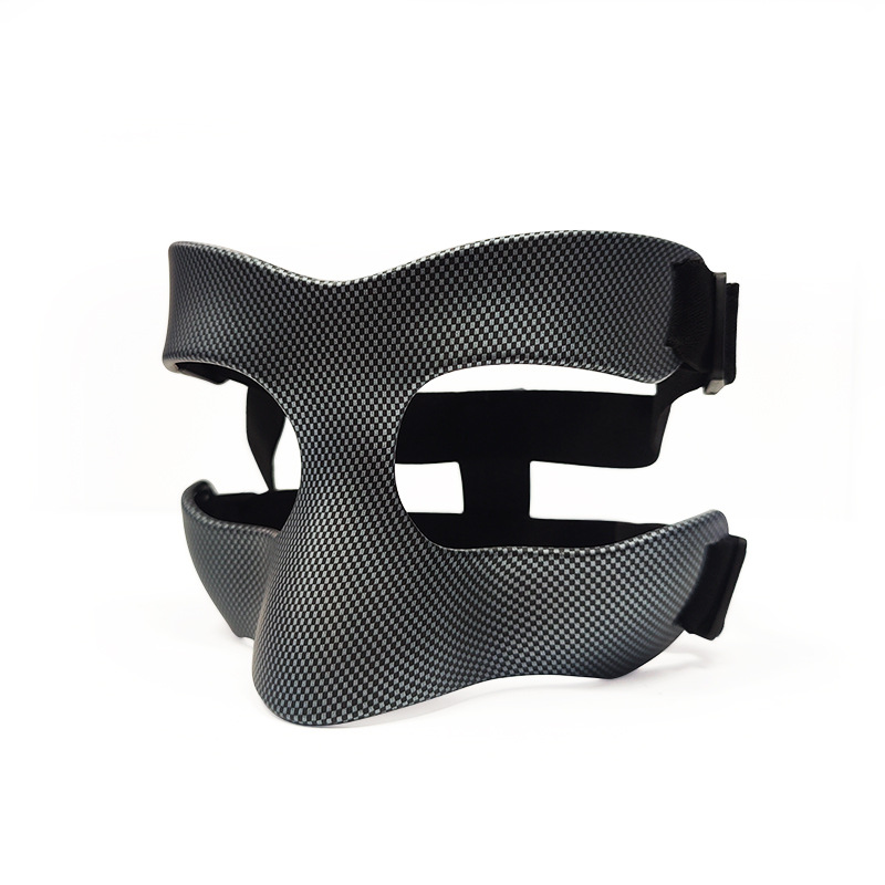 Baloncesto anticolisión máscara nasal malla negra adultos hombres y mujeres fútbol voleibol competencia mascarilla deportiva equipo de protección