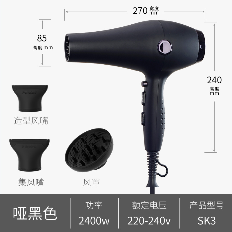 メーカー卸売 Amazon サロン用ヘアドライヤー 越境 2400w 理髪店 美容院 高出力ヘアドライヤー 卸売|undefined