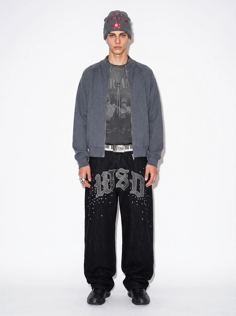 Inflation 320g Zip-Up Stand Collar Sweatshirt