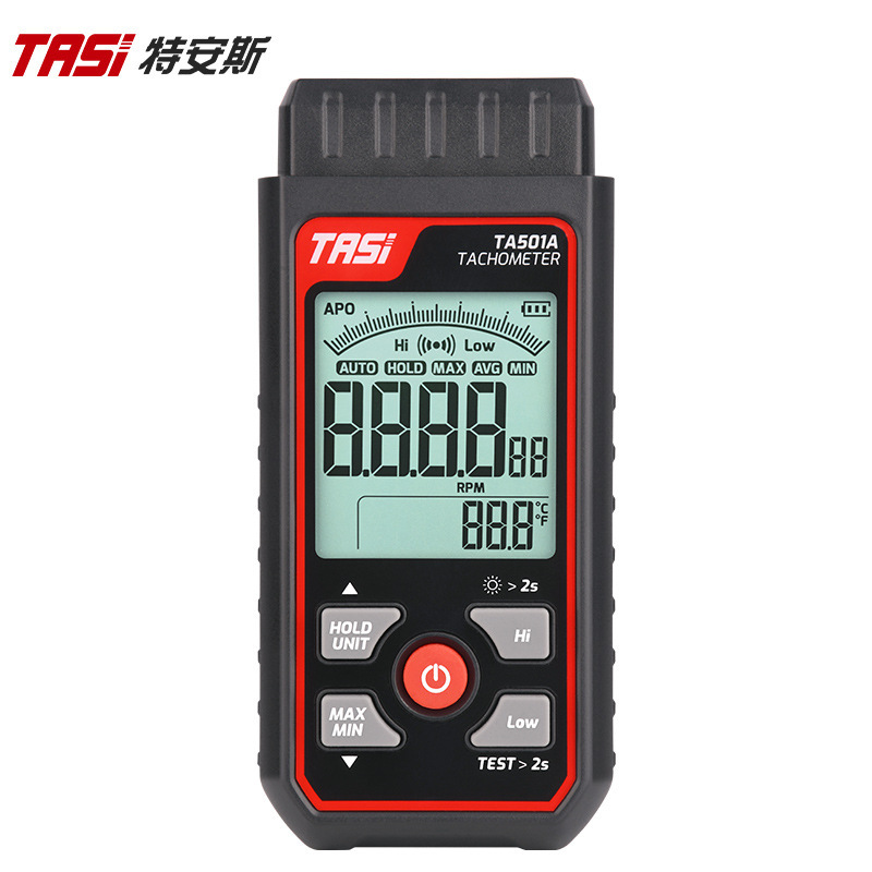 TASI特安斯 TA501A 数显式激光转速表 非接触 电机转速测速仪