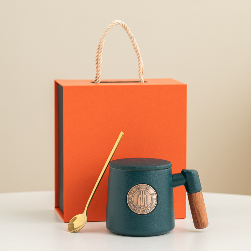 Festival del Medio Otoño regalo de mano mano mano mano de bronce con filtro ins Wenchuang pequeña taza fresca regalo de apertura escolar al por mayor