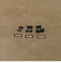 新款四爪小众螺纹耳钉