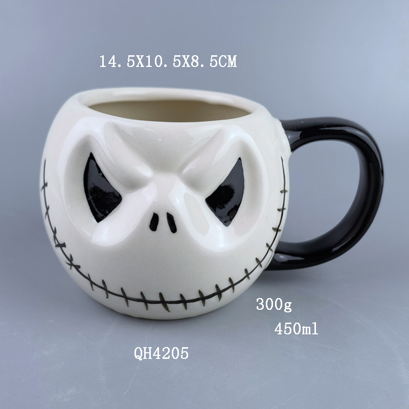 Navidad creativa transfronteriza atmósfera cerámica de oro tazas de Santa Claus tazas de Navidad artesanías cerámicas