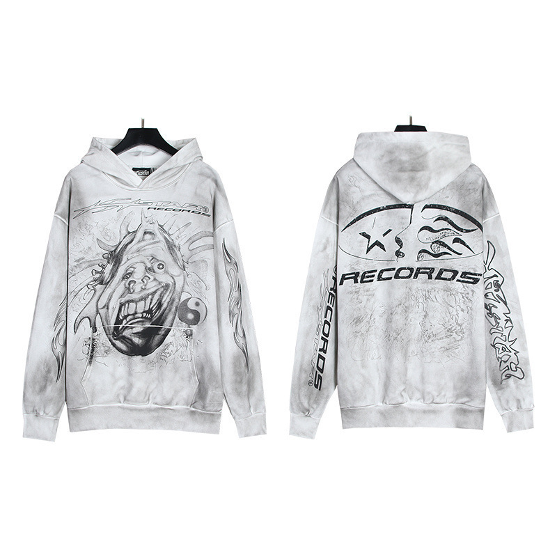 Hellstar Records Graphic Print Sweatshirt White