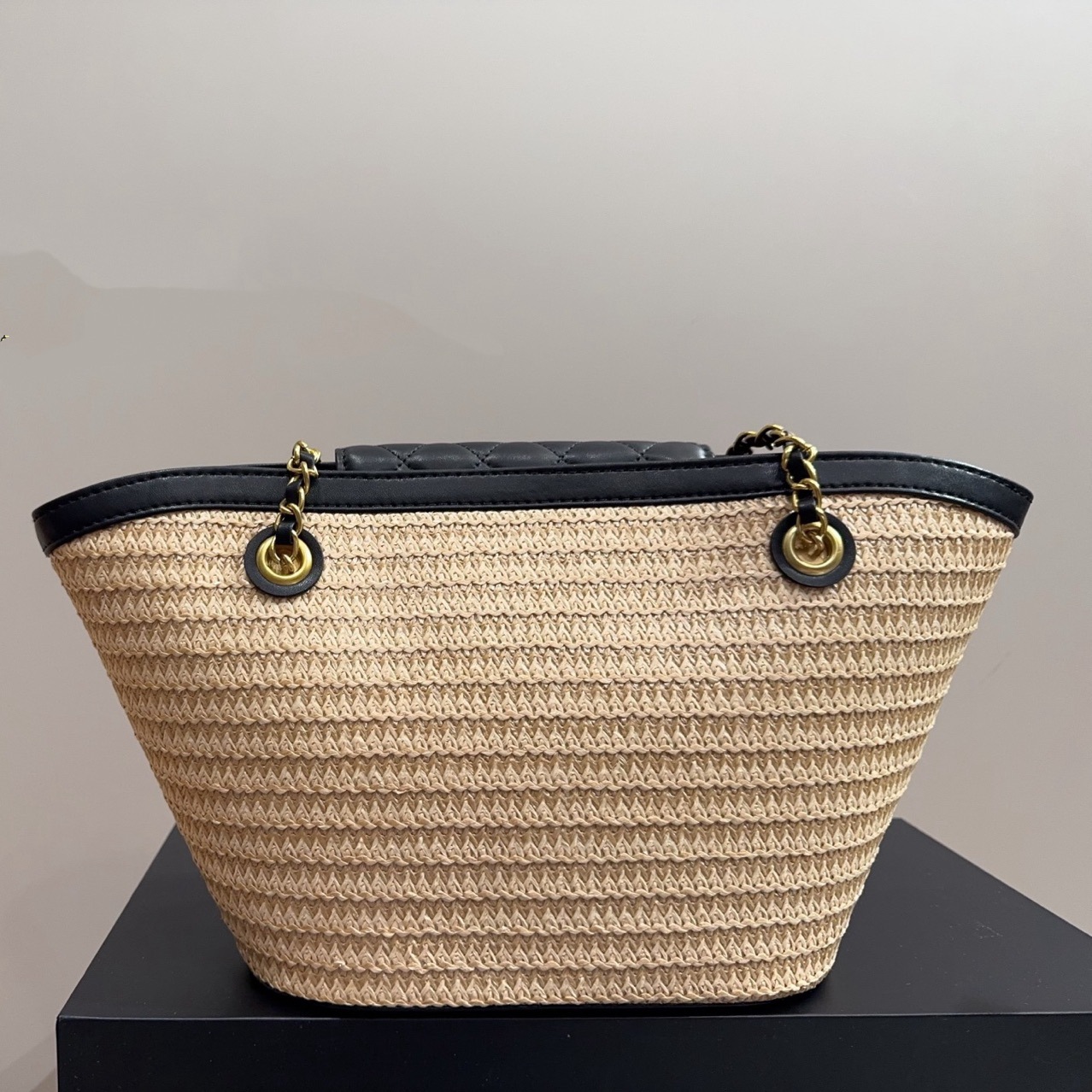 Cross-Border Wholesale Fashion Large Capacity Summer New Woven Shoulder Bag Commuter Bag - Thumbnail 2