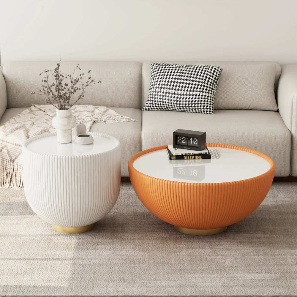 Северные современные чаши чайный столик креативный дизайн круглый комбинированный чайный стол ins кремовый ветер гостиная диван боковой