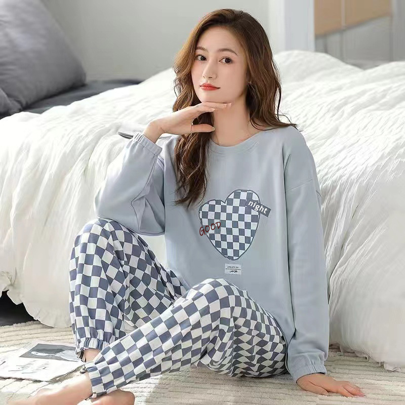 블루 피치 하트 롱/CI
