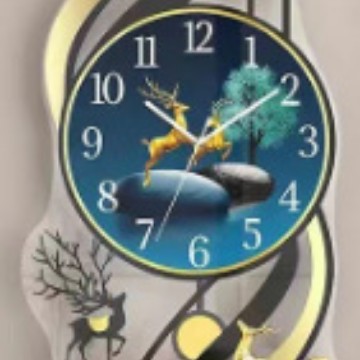 Reloj de arte, reloj, reloj de pared, sala de estar, hogar, moda, decoración de lujo ligero nórdico creativo, reloj simple, reloj de cuarzo en la pared