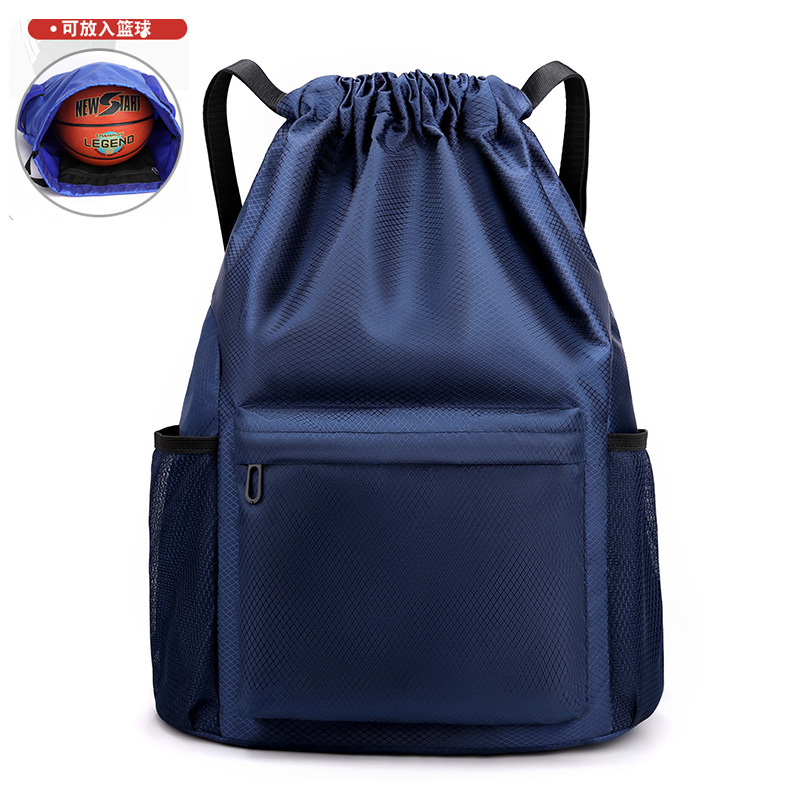 Bolsa de baloncesto de separación húmeda y seca de gran capacidad bolsa de fútbol bolsa de natación impermeable para mujer bolsa de traje de baño bolsa de cordón de hombro bolsa de cordón