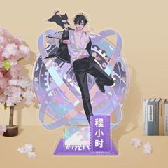 時間の代理人の周辺のアクリルのブランドの高い顔の値の美しい10cmのデスクトップの置物の喬苓の陸の光の程の時間