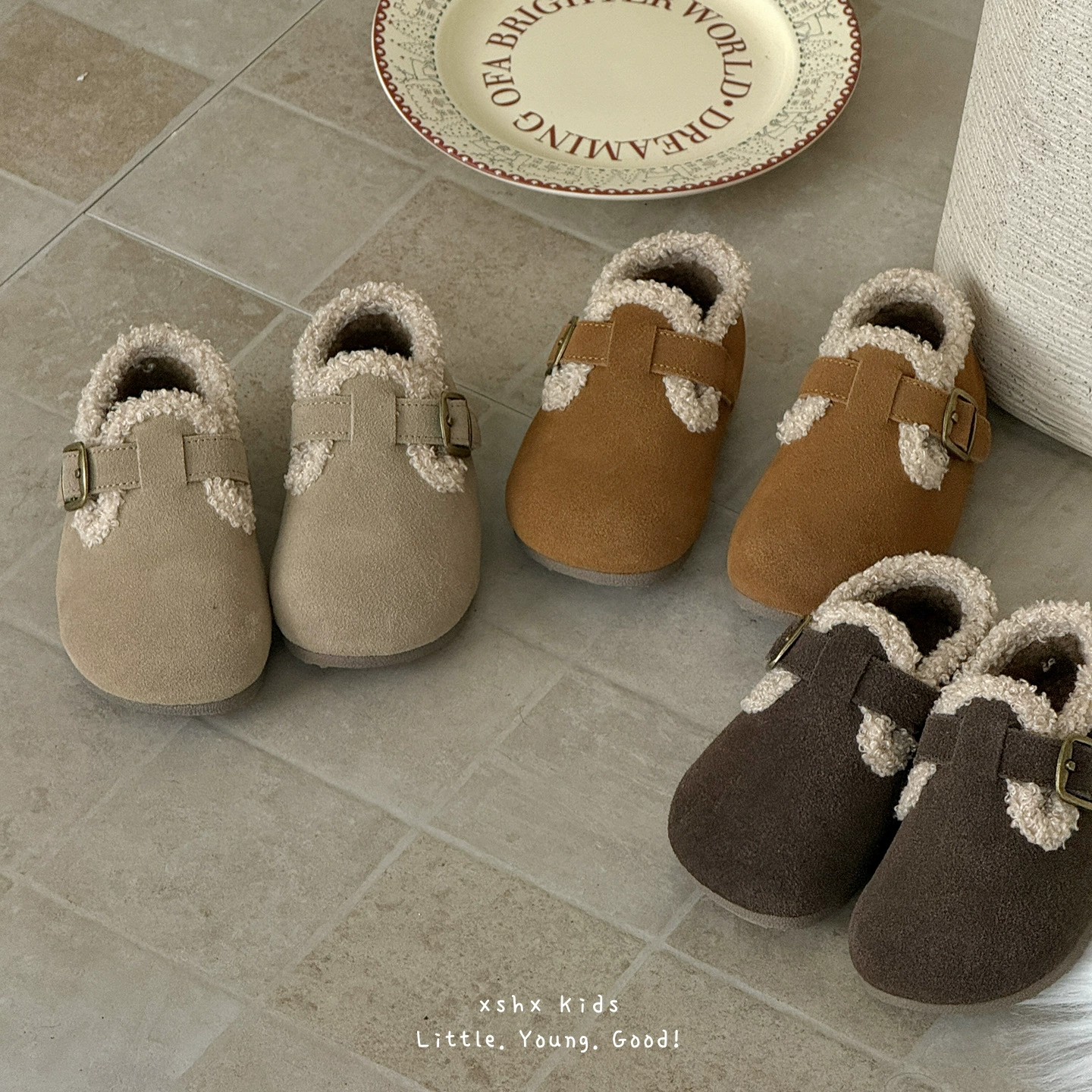 Кожаные ботинки XSHX из овечьей кожи | Утепленные осенне-зимние функциональные ботинки для мальчиков и девочек на тонкой подошве с застежкой-липучкой из натуральной кожи первого слоя