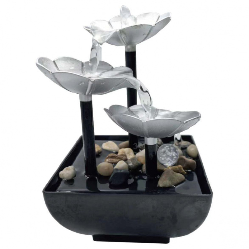Fuente de Agua Pequeña de Escritorio Plástico para Sala de Estar y Oficina image 18