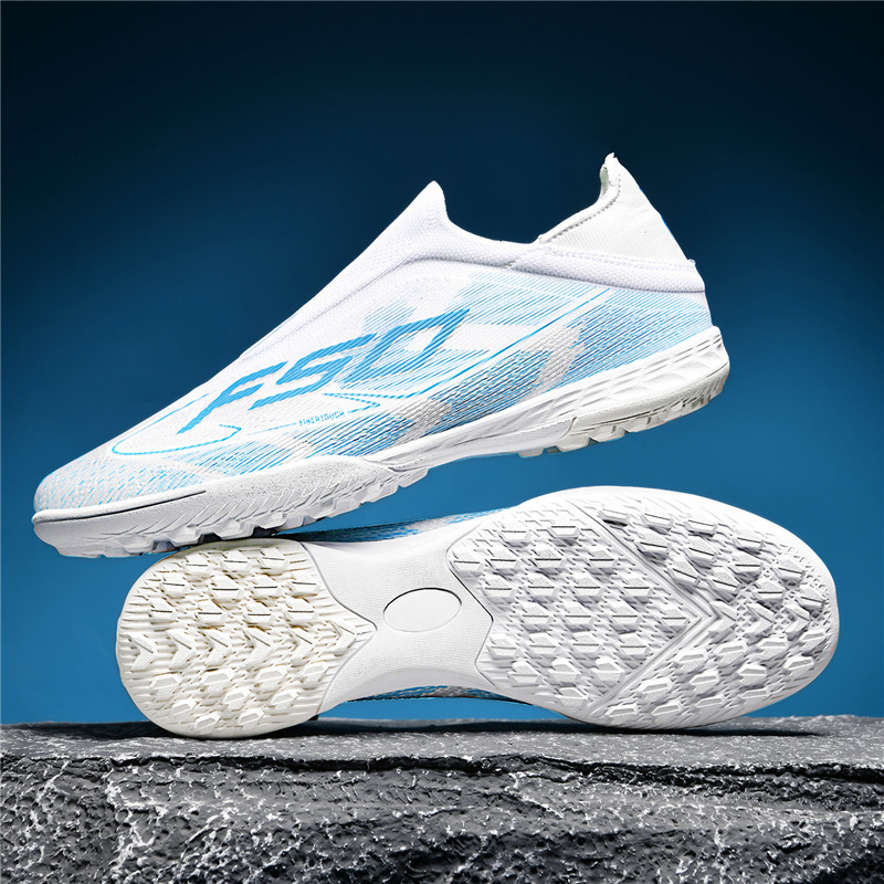 Tenis de Fútbol para Entrenamiento de Caucho Transpirables y Flexibles para Césped Natural y Artificial