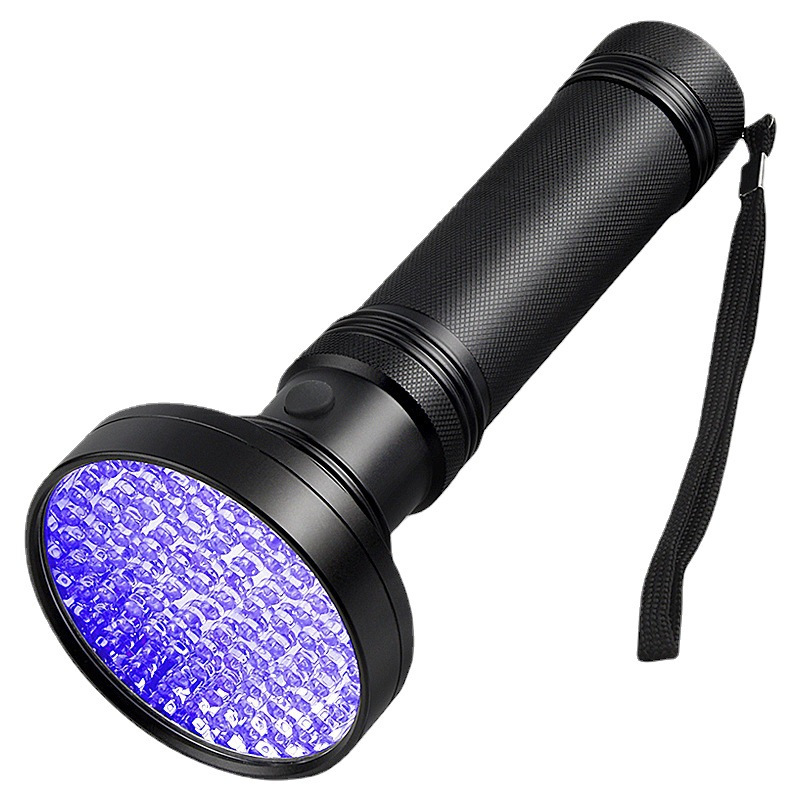 Transfronteriza 51LED linterna púrpura 395UV lámpara de detector de dinero ultravioleta lámpara de escorpión mascota orina linterna del hogar