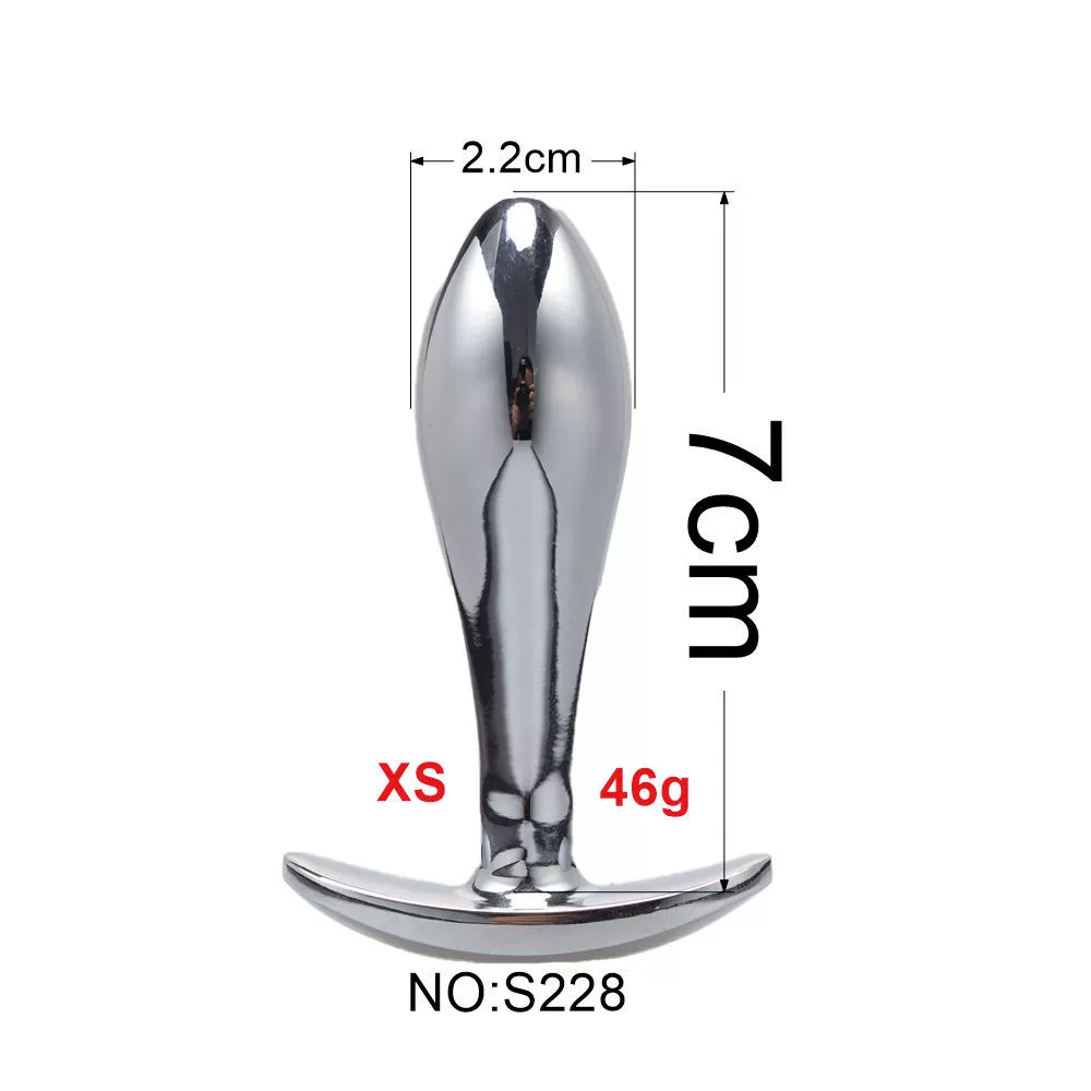 Detachable Anal Plug Heads, Silicone & Metal Options, Multiple Shapes and Sizes