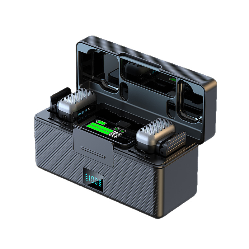 2025年の新型ワイヤレスイッパーマイクのワンタッチでノイズの残響を低減できます。