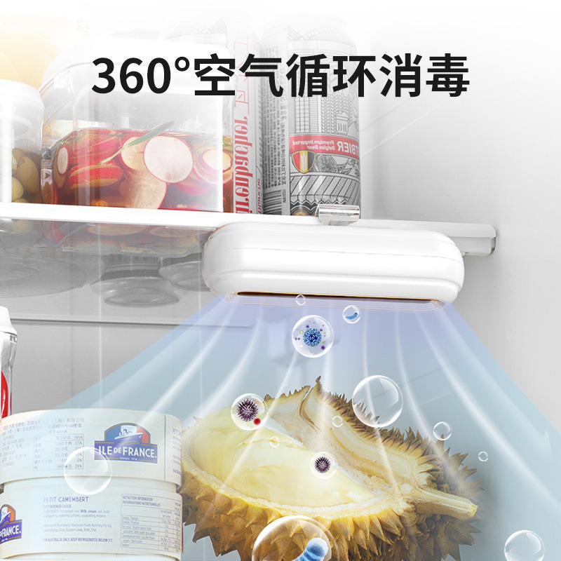 Nueva pequeña máquina de ozono O hogar cocina refrigerador olor removedor esterilización desinfección multifuncional refrigerador olor esterilizador