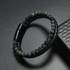 Men's woven organic jewelry handmade natural stone, beaded bracelet, Amazon, wholesale