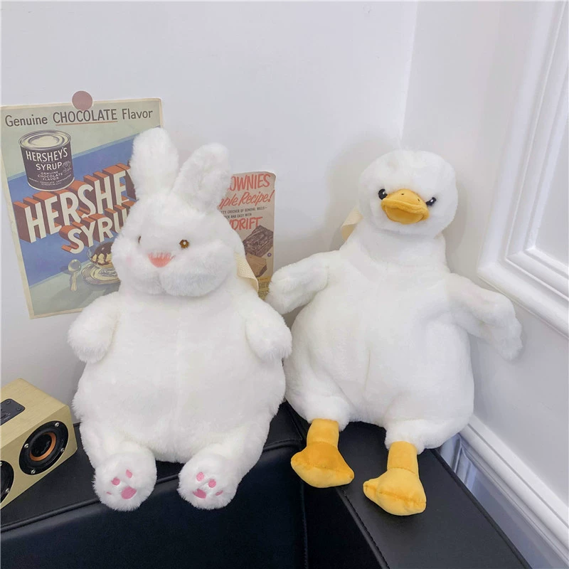 Backpack, cartoon cute bag, doll, internet celebrity, duck