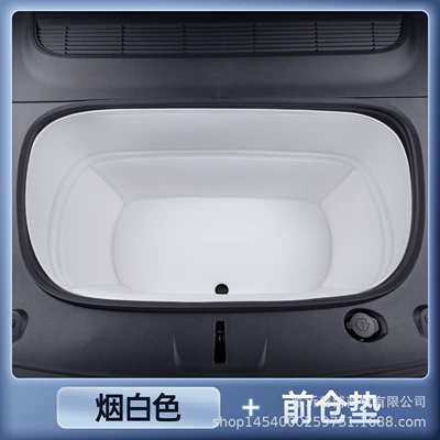 Fully Enclosed Avita 06 Special, Trunk Mat - premium-smoke-white-front-cabin-mat-avita-06