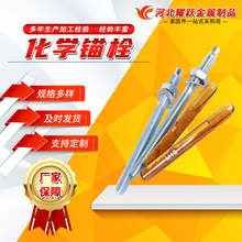 化学锚栓镀锌建筑膨胀锚固螺栓化学定型锚栓镀锌药剂膨胀螺栓幕墙