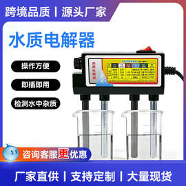 水质电解器跨境现货内置保险丝可选中规欧规插头黑色一字型电解器