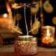 Source Factory in stock Aromatherapy Relief Cup Candle Rotating Candlestick Lantern Gift Box suit