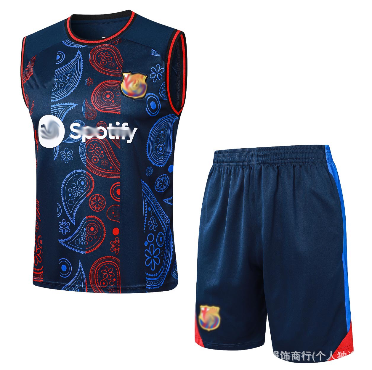 2425 조끼 바르셀로나 사파이어 블루 잉크젯