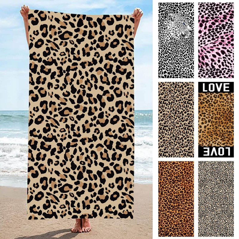 Amazon's Best-Selling Leopard Print Letters, Various Personalized Customized Beach Towels, Bath Towels, Microfiber Quick-Drying Towels Amazon's Best-Selling Leopard Print Letters, Various Personalized Customized Beach Towels, Bath Towels, Microfiber Quick-Drying Towels
