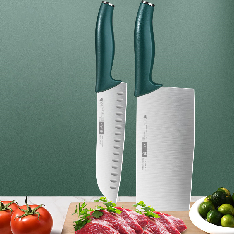 Cuchillo de cocina de acero inoxidable duradero para dormitorios, cuchillo de corte afilado para hogares, cuchillo de corte rápido para cocineros de cocina