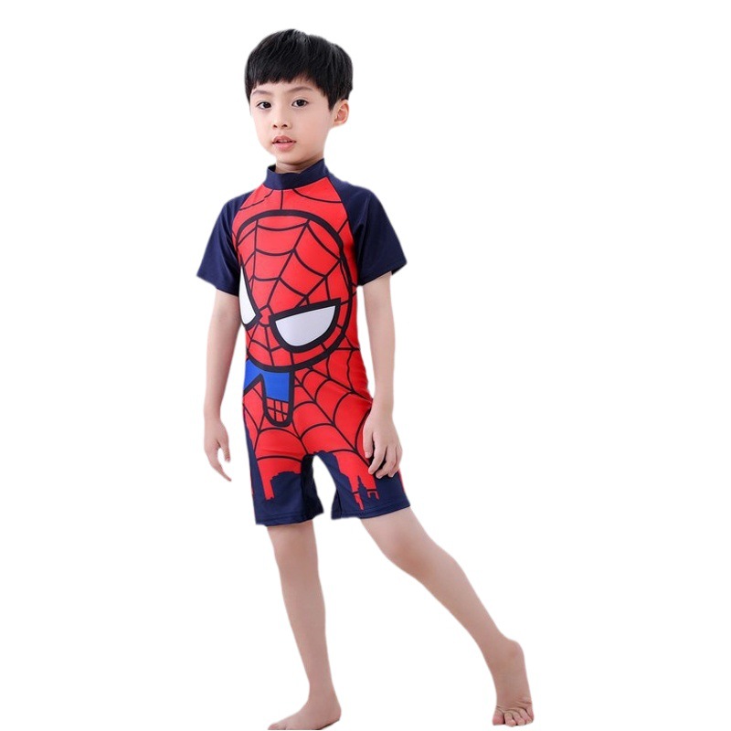 Traje de baño para niños de una sola pieza de manga larga traje de baño de protección solar niñas medianas y grandes Niños snorkeling al aire libre traje de baño de aguas termales de secado rápido playa