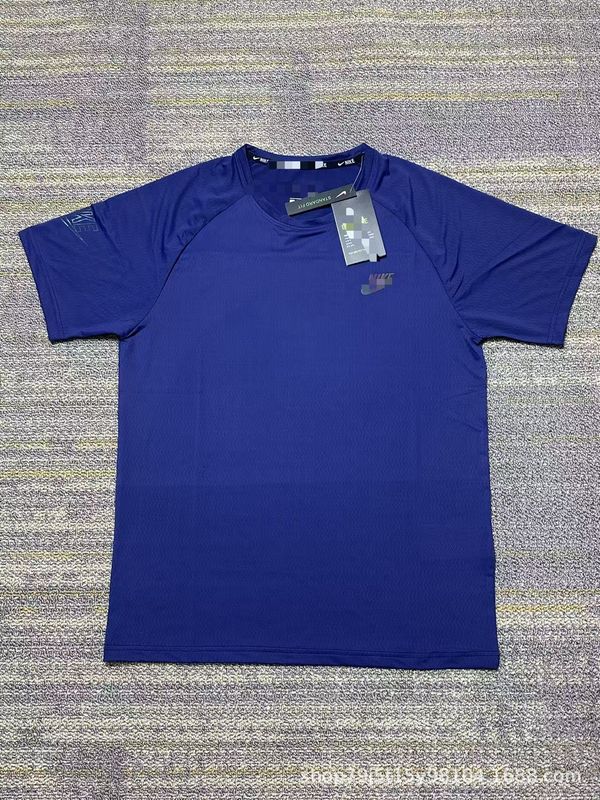 越境貿易アイスシルクTシャツ半袖速乾通気性トップスランニングフィットネスゆったりスポーツメンズセットアイス感|undefined