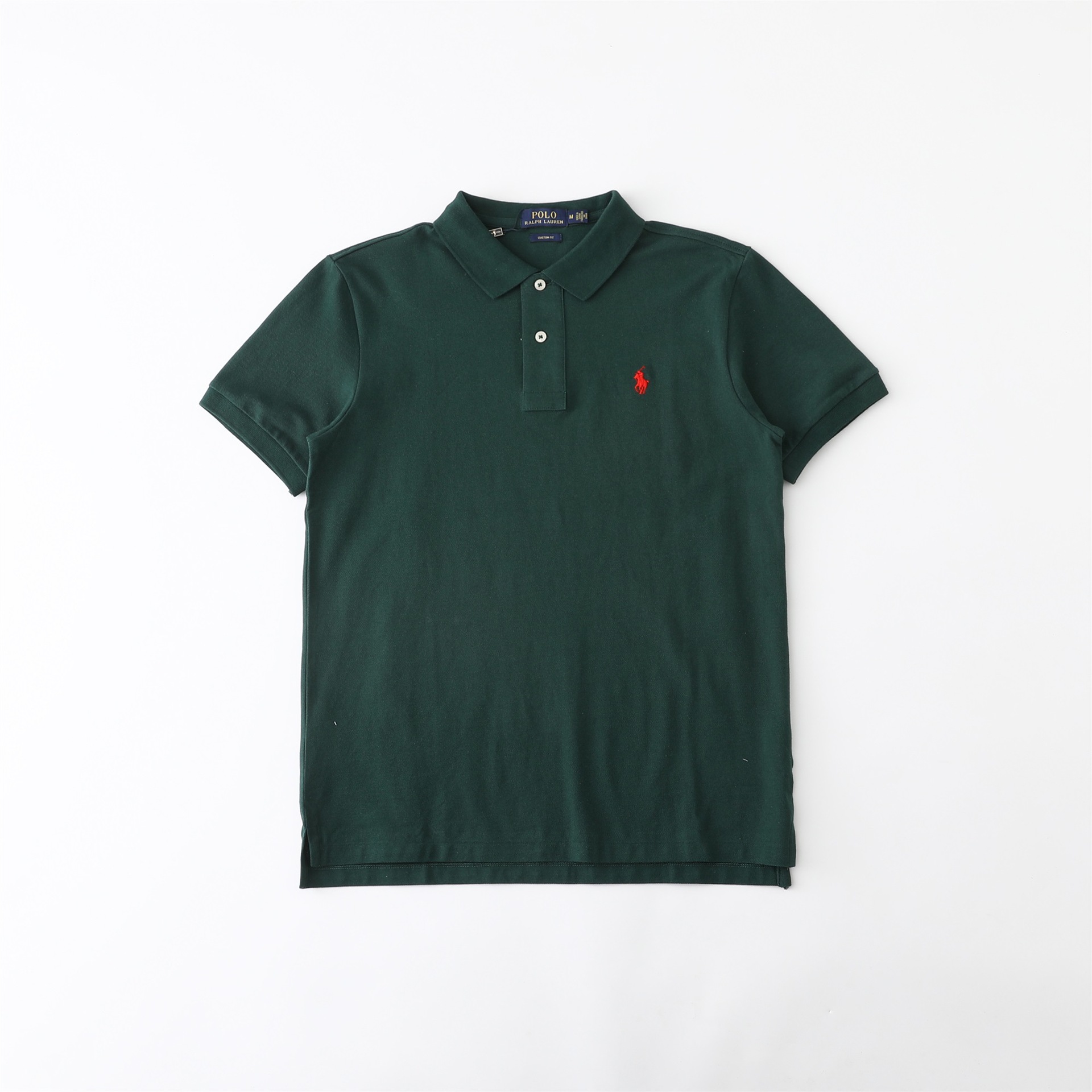 国境を越えた外国貿易供給ラフ RL 通勤カジュアル無地メンズ夏ポニーロゴ刺繍半袖ポロシャツ