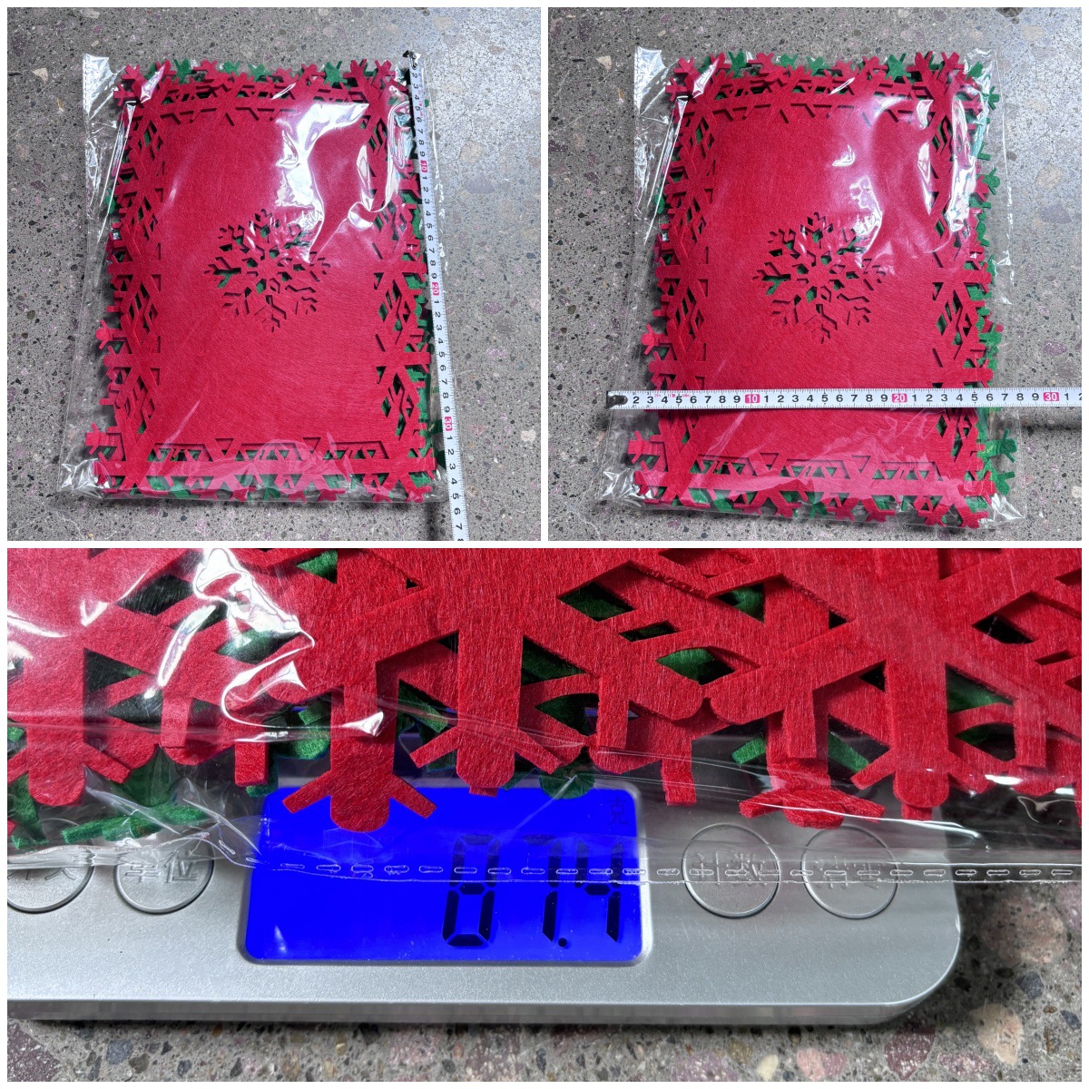 Christmas Placemat And Coaster Set For Dining Table Decor_voghion.com