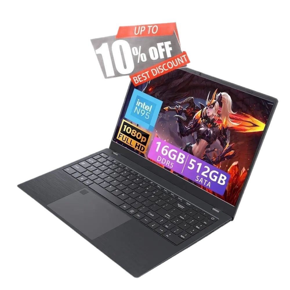 Cross-border N95 Laptop Dual Type-C15.6 "Business Office Laptop Laptop Lightweight Laptop Laptop