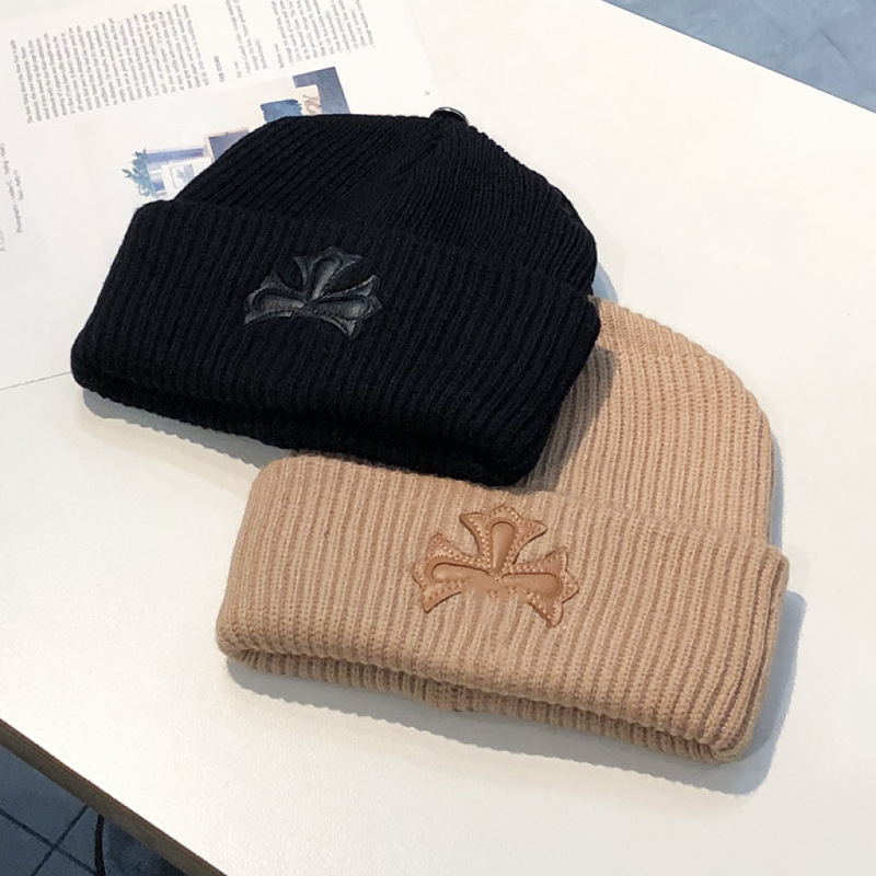 Warm Winter Festival Unisex Simple Style Solid Color Eaveless Wool Cap