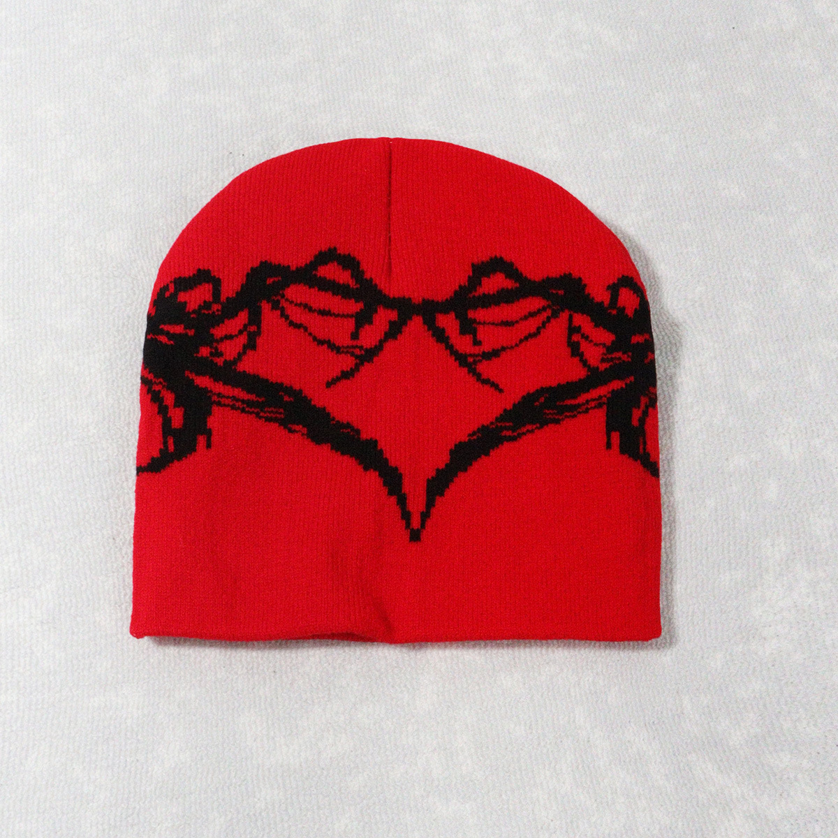 Unisex Hats Halloweenies Spider warmer than heart knitted hats for men and women_voghion.com