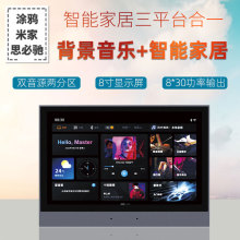 智能家居两分区背景音乐主机控制触摸屏吸顶音响环绕吊顶嵌入式