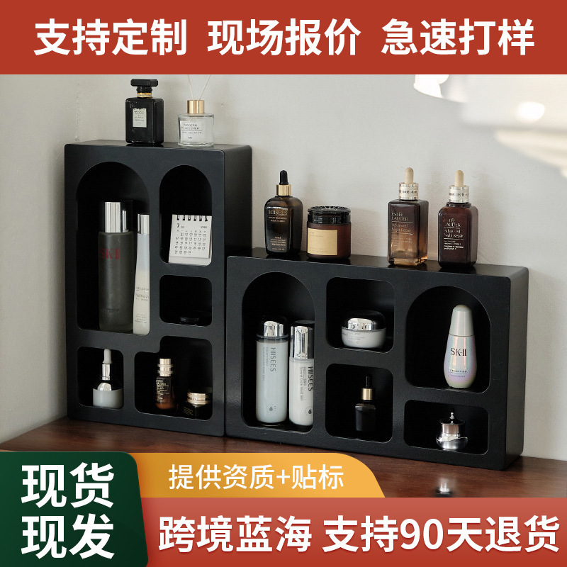法式奶油风玄关柜客厅装饰柜家用置物柜收纳架香薰化妆品置物架|undefined