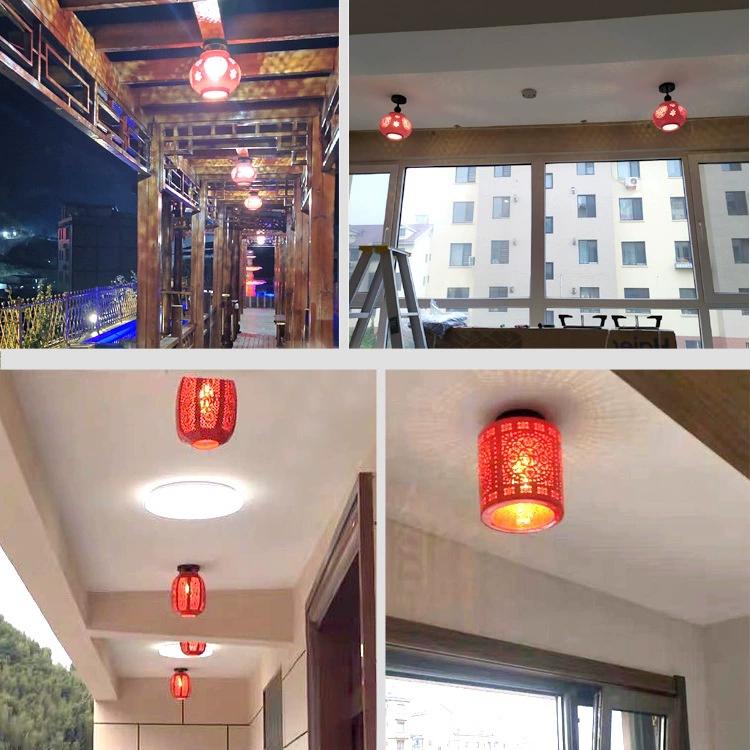 Современный LED фонарь, потолочный светильник для беседки для коридора для капюшона из натурального дерева, китайский стиль