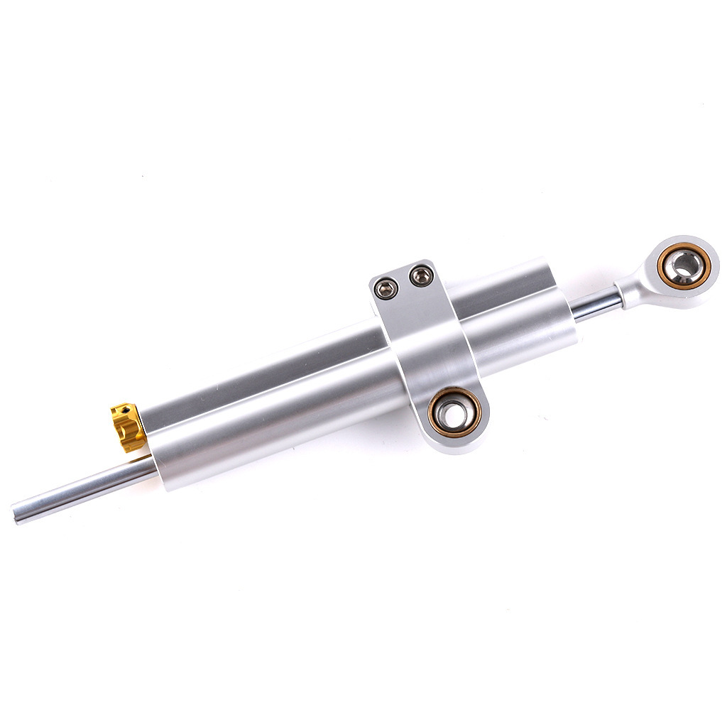 Nueva motocicleta amortiguador buffer manillar dirección doble tubo absorción de choque mango estable amortiguación titanio regla transfronteriza