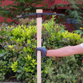 ♔锻打钢镐大号洋镐农用十字镐铁镐锄头户外凿挖桩搞挖树根镐头批