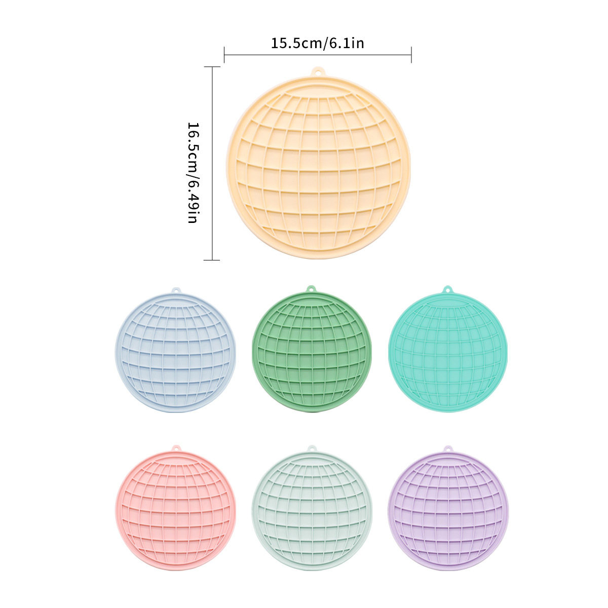 Alfombra para lamer para perros, color macarrón, con ventosa, de silicona, para mascotas, plato para lamer de alimentación lenta para perros y gatos.